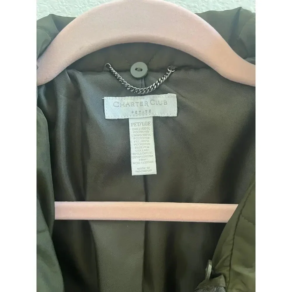 Charter Club Petite‎ Quilted Jacket - Picture 4 of 4